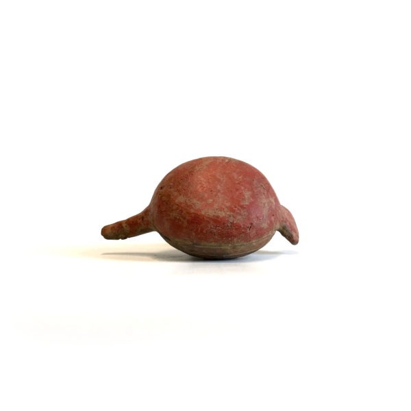 Canard verseuse  zoomorphe, Terre cuite avec engobe rouge café. Colima, Mexique, 100 avant J.C.-250 après J.C – Image 5