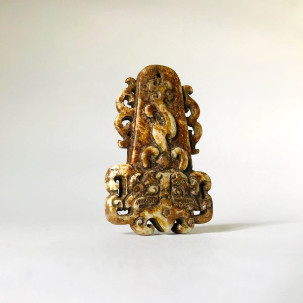 Jade archaïque chinois #10: Pendentif – Image 4