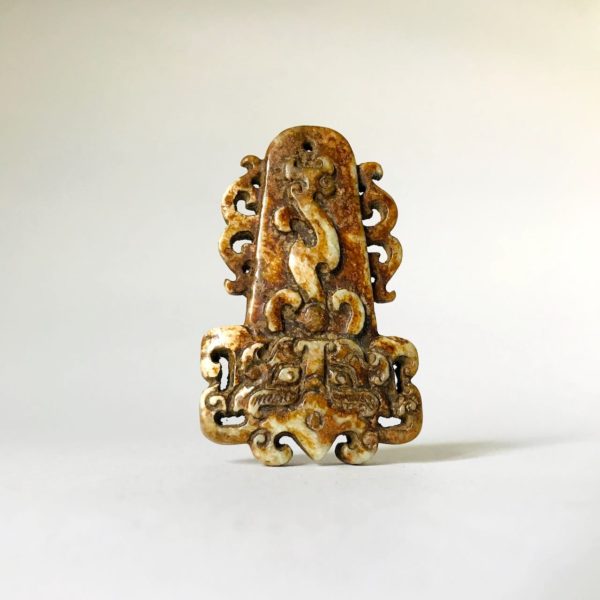 Jade archaïque chinois #10: Pendentif – Image 5