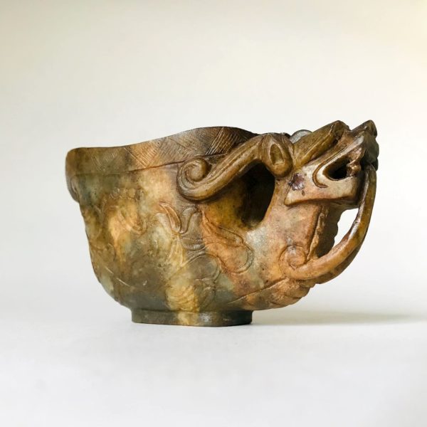 Jade archaïque chinois #12: Splendide verseuse dragon – Image 6