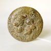 Jade archaïque chinois #18: Disque "Bi" décoré des animaux chimériques