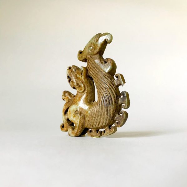 Jade archaïque chinois #06: Superbe lion dragon – Image 2