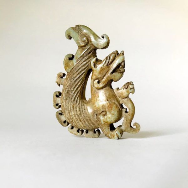 Jade archaïque chinois #06: Superbe lion dragon – Image 3