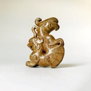 Jade archaïque chinois #07: Lion Dragon Phoenix
