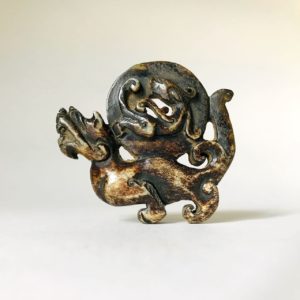Jade archaïque chinois #08: Dragon Phoenix et disque
