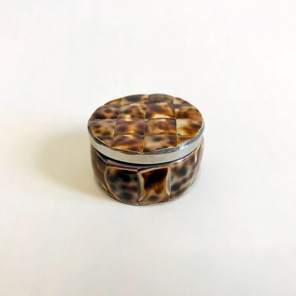 Petite boîte à pilules (ou autre) en mosaïque de porcelaine – Image 2