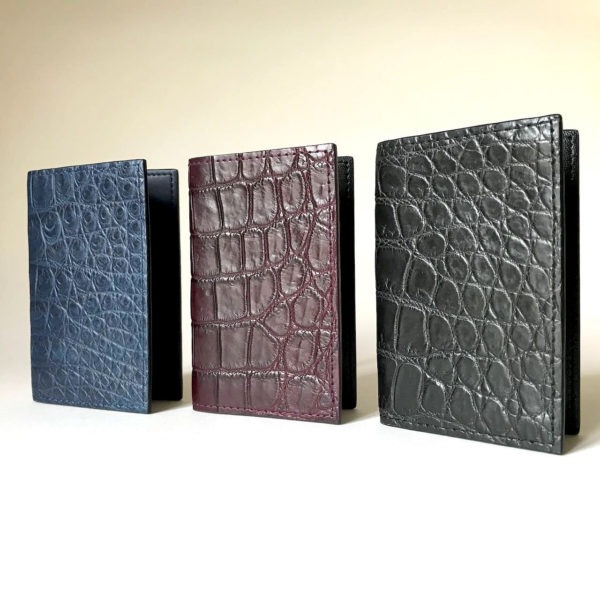 Porte-cartes en Crocodile
