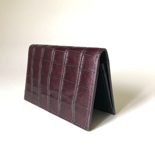 Porte-cartes en Crocodile – Image 12
