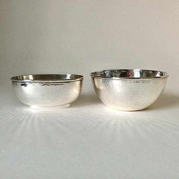 Paires de récipients en argent massif – Image 2