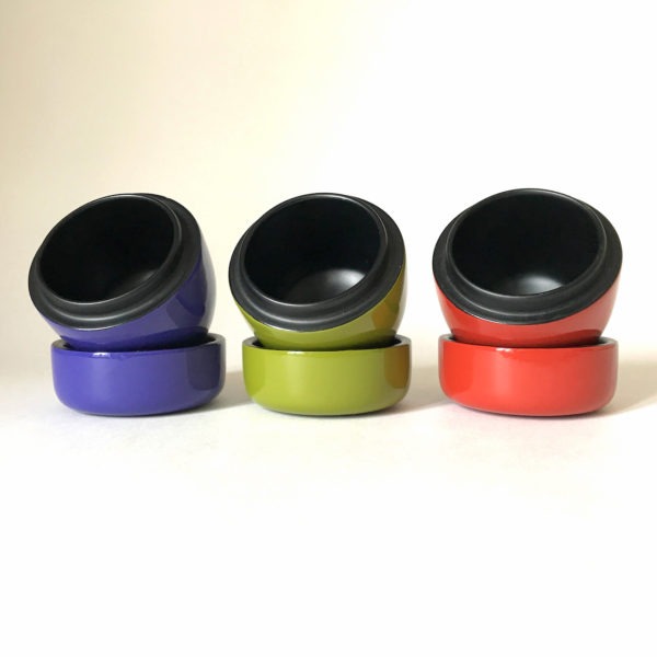 3 petits pots couverts en véritable laque d’Asie – Image 3