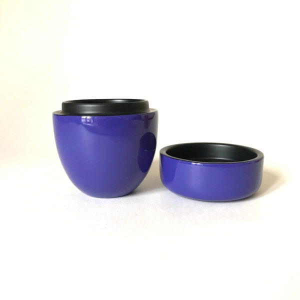 3 petits pots couverts en véritable laque d’Asie – Image 11