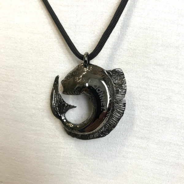 Collier pendentif poisson argent et saphir – Image 15