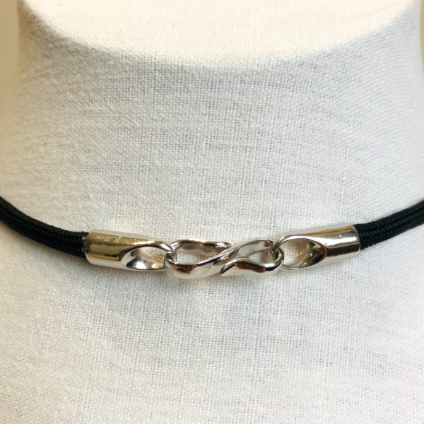 Collier pendentif poisson argent et saphir – Image 17